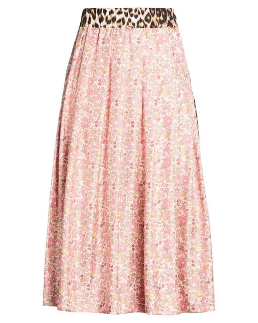 La Prestic Ouiston Pink Midi Skirt