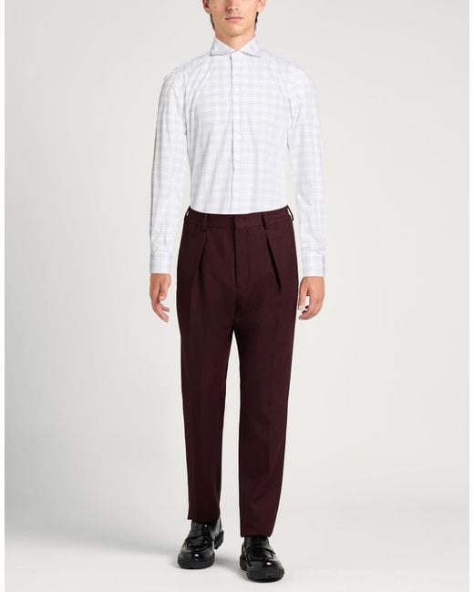 Isaia White Shirt for men