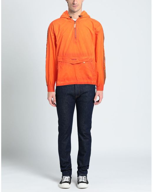 Guess Orange Jacket for men