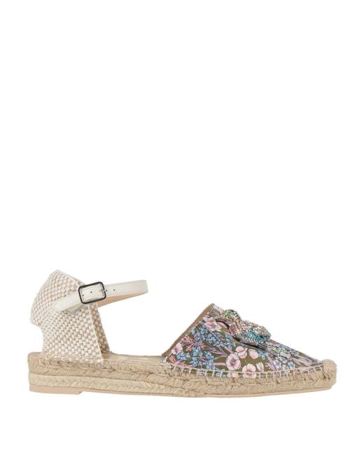 Espadrilles Ras en coloris Green