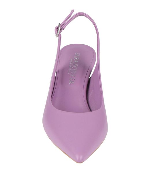 SARA SCHEKER Purple Pumps