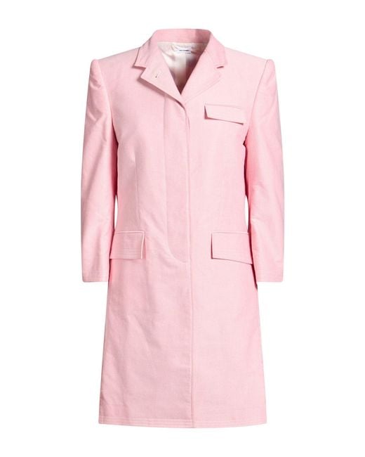 Thom Browne Pink Overcoat & Trench Coat