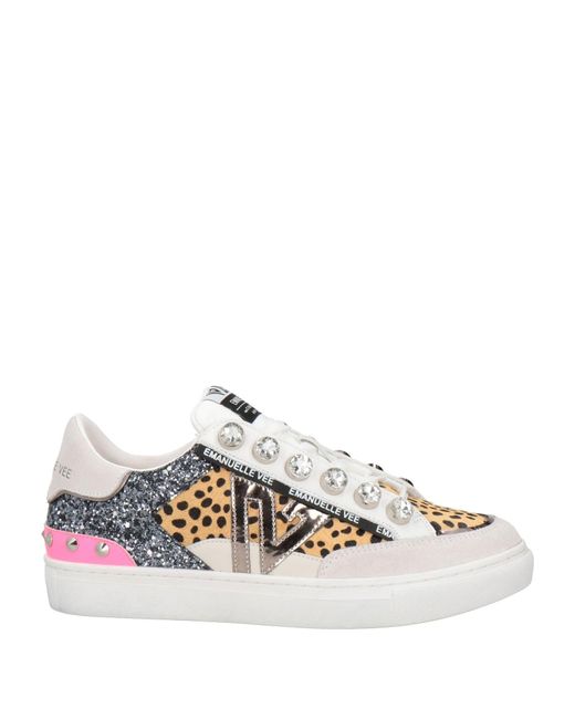 Emanuélle Vee White Trainers