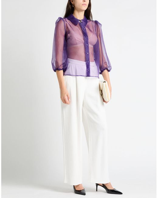 Elisabetta Franchi Purple Shirts
