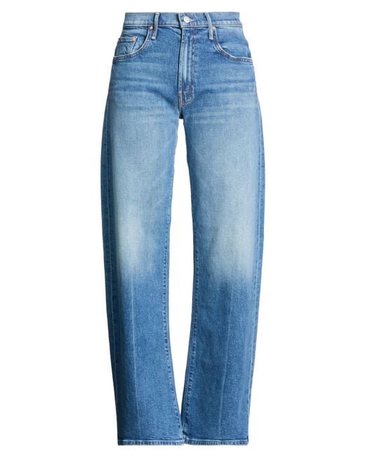 Mother Blue Jeans Cotton, Elastane
