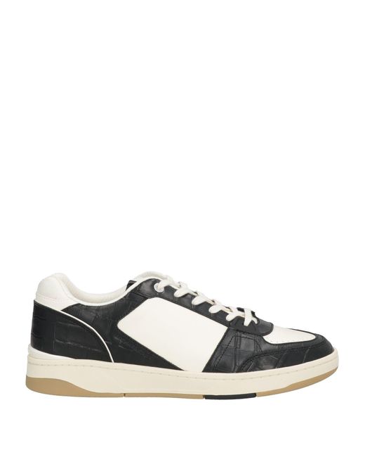 Michael Kors Black Sneakers Leather, Textile Fibers for men