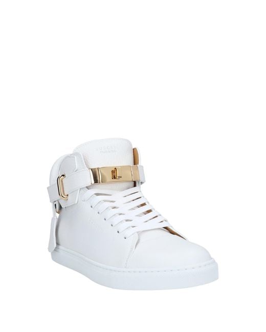 Buscemi White Sneakers Soft Leather for men