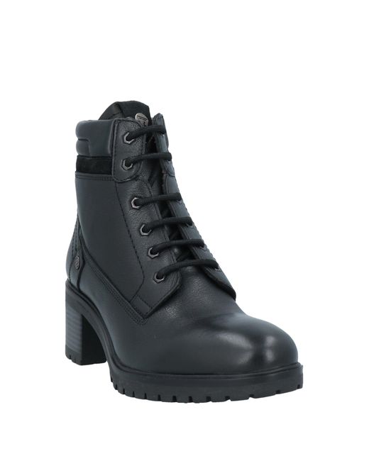 Wrangler Black Ankle Boots Leather