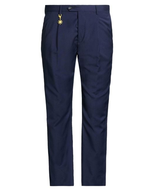 Manuel Ritz Blue Pants for men