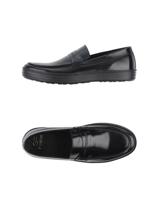 Gianfranco Ferré Black Loafers for men