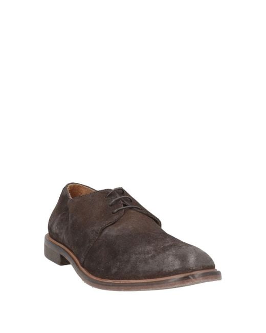Moma Brown Lace-Up Shoes for men