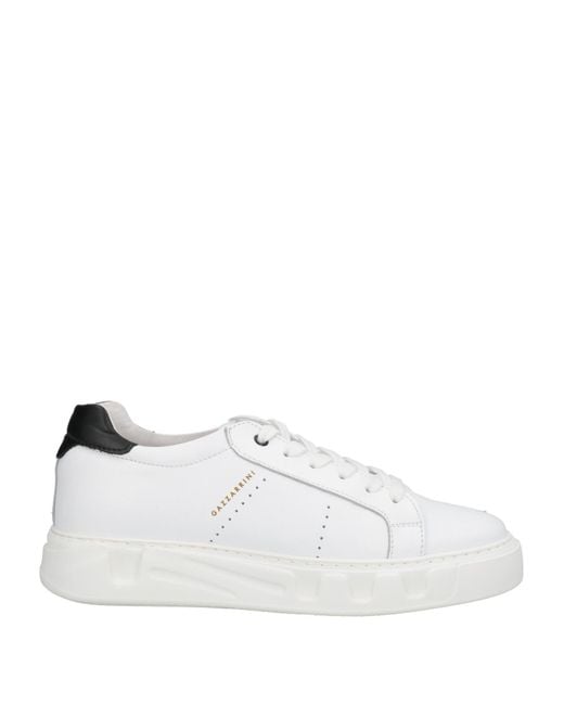 Gazzarrini Leather Trainers in White for Men | Lyst