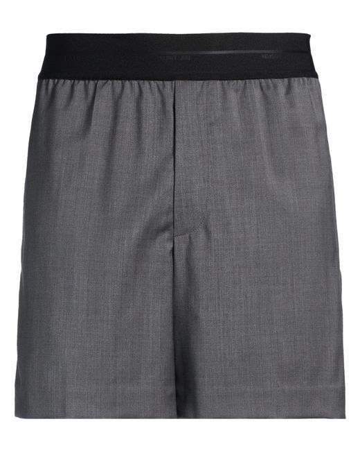 Helmut Lang Gray Shorts & Bermuda Shorts Virgin Wool for men