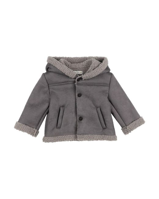 Manuel Ritz Gray Shearling & Teddy