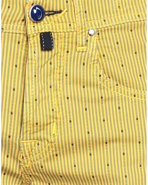 Jacob Coh?n Yellow Shorts & Bermuda Shorts Cotton, Elastane for men