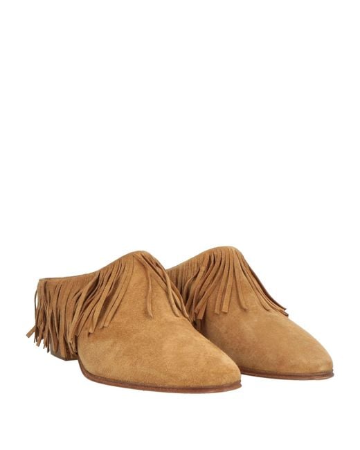 Casadei Brown Mules & Clogs Leather