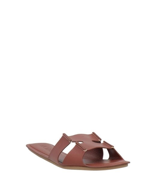 Rodo Brown Sandals Leather