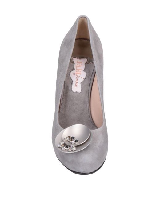 Fabi Gray Pumps