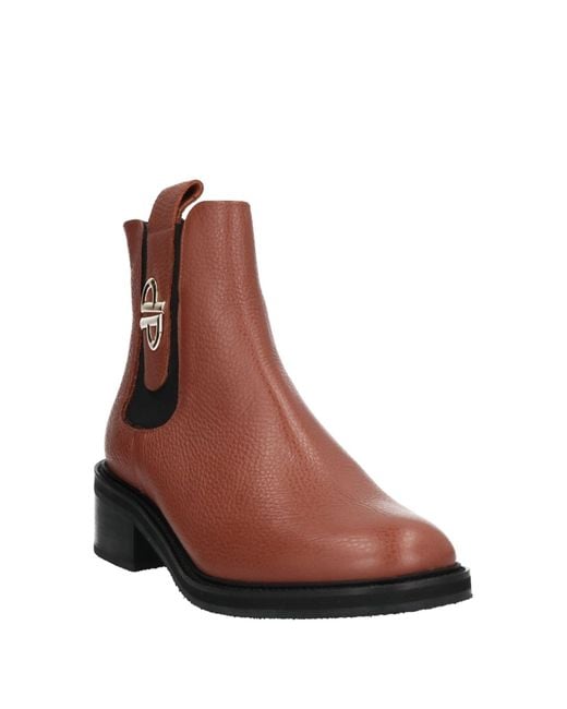 Pollini Brown Ankle Boots