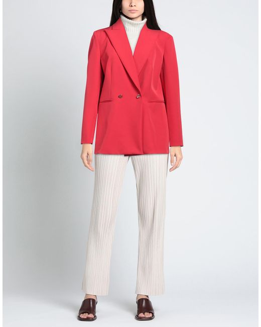Liu Jo Red Blazer Polyester, Elastane