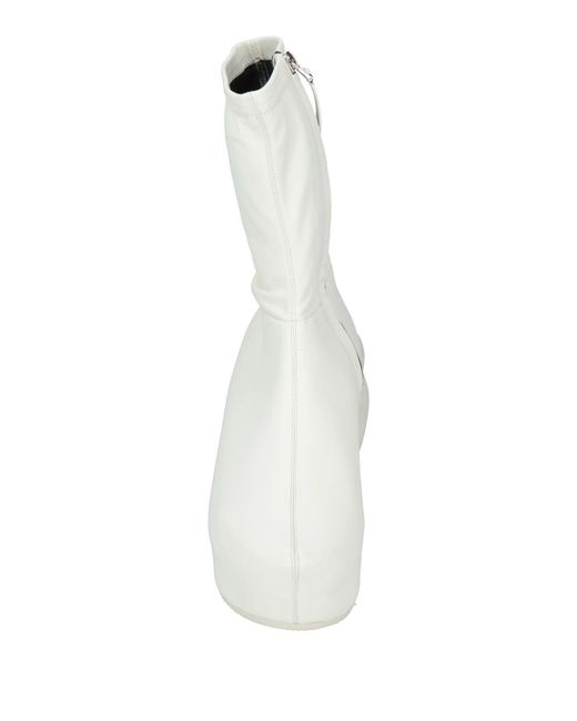 Givenchy White Ankle Boots