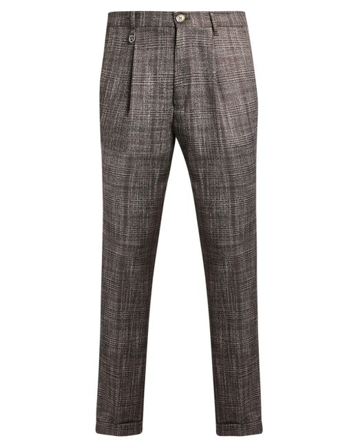 Havana & Co. Gray Taupe Pants Polyester, Viscose, Elastane for men