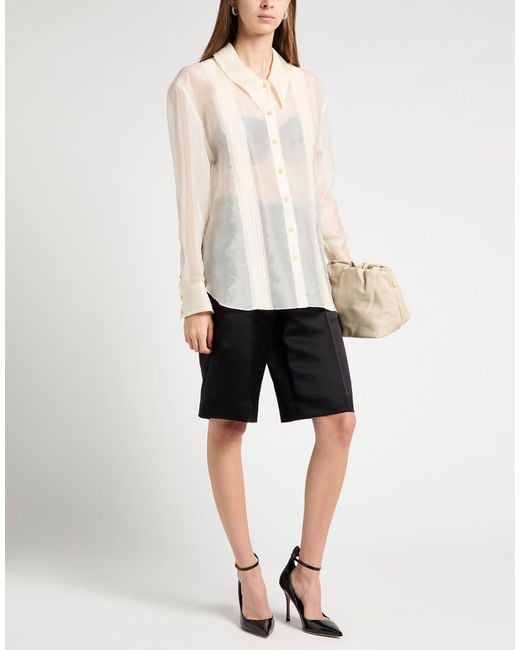 Khaite White Shirt Silk