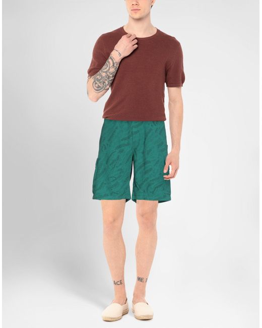 Octopus Green Shorts & Bermuda Shorts for men