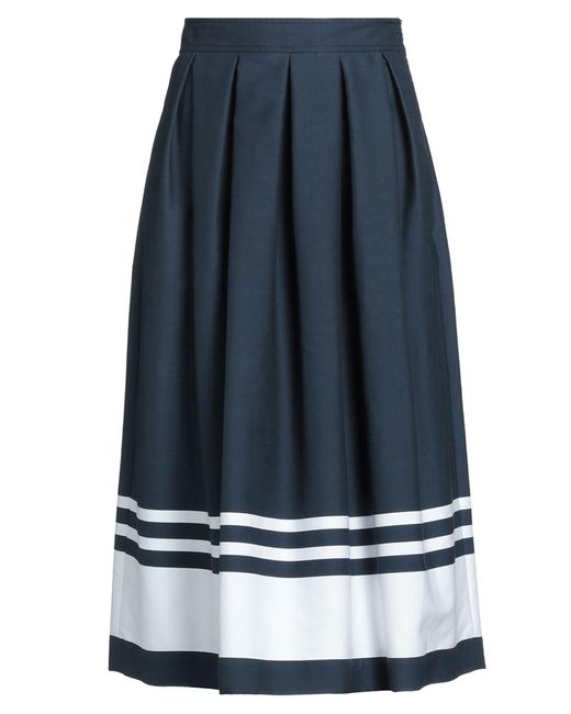 Boutique Moschino Blue Midi Skirt