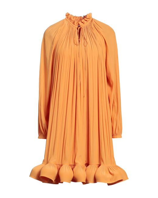 Lanvin Orange Mini Dress