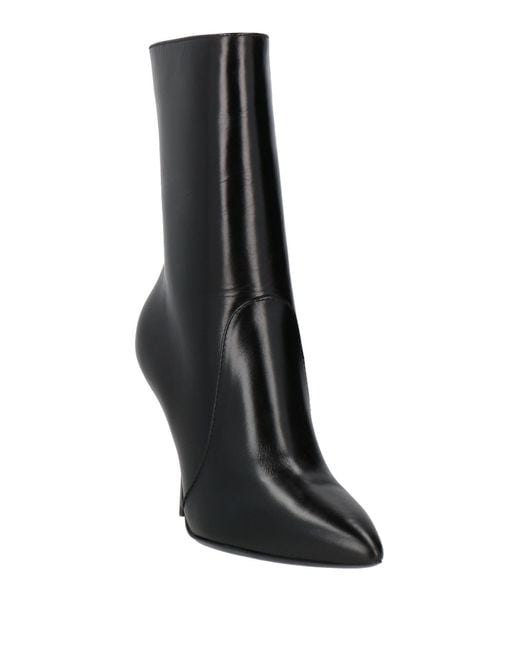 Moschino Black Ankle Boots