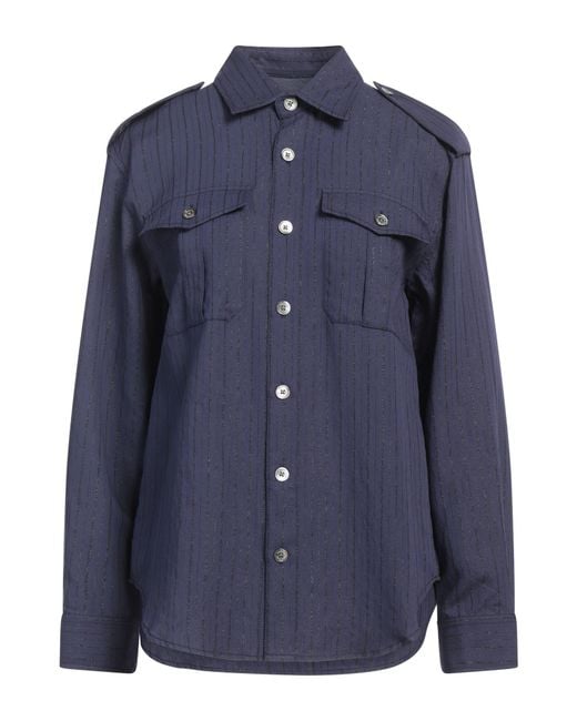 Zadig & Voltaire Blue Shirt Viscose, Polyamide, Metallic Fiber for men