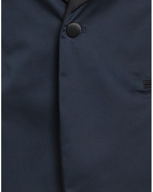 Berna Blue Midnight Blazer Cotton, Elastane for men