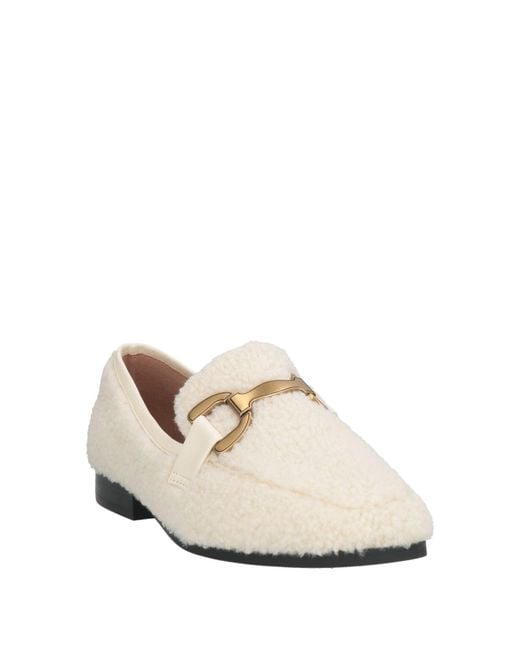 Bibi Lou White Loafers