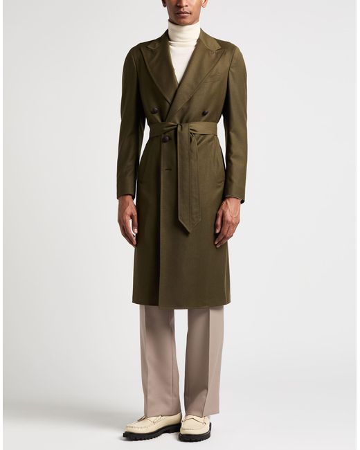 Entre Amis Multicolor Coat Virgin Wool, Elastane for men