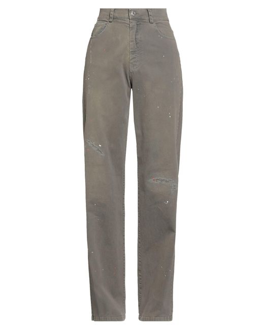 Grifoni Gray Pants Cotton