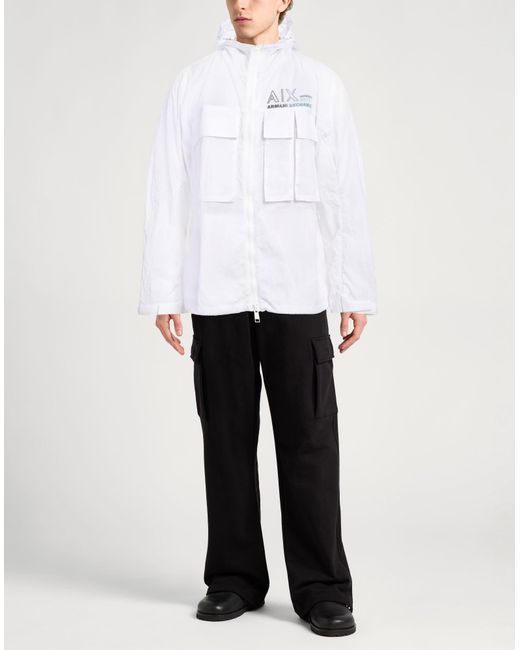 Giacca & Giubbotto di ARMANI EXCHANGE in White da Uomo