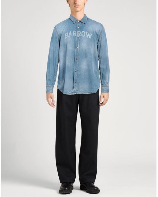 Camicia Jeans di Barrow in Blue da Uomo
