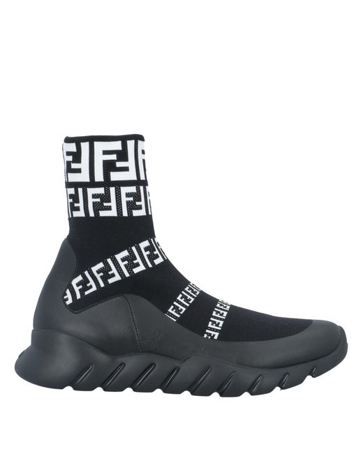 Fendi Black Ankle Boots for men