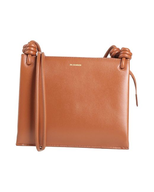 Jil Sander Brown Cross-body Bag