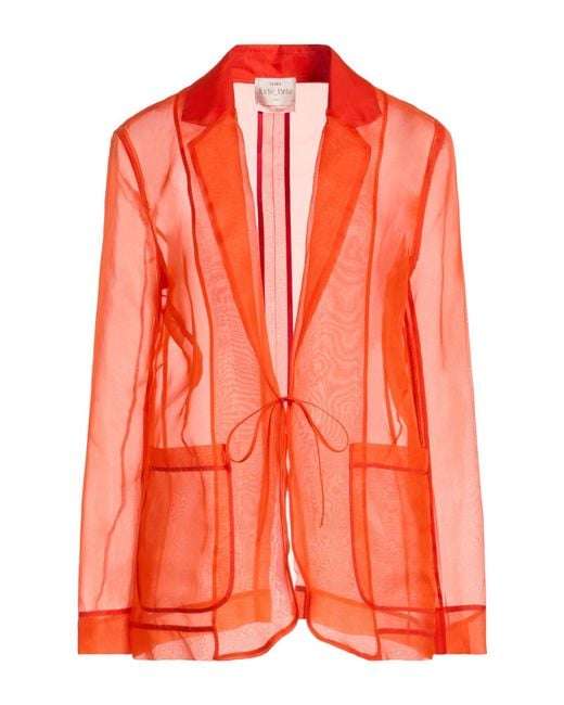 Forte_forte Orange Blazer Silk