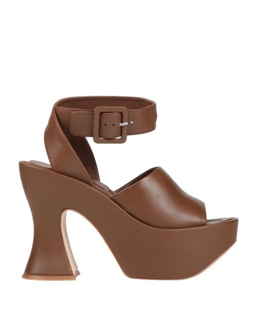 Paloma Barceló Brown Sandals