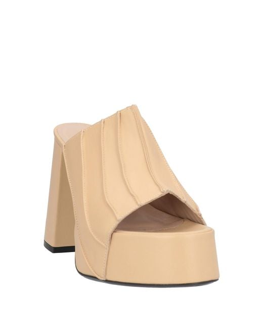 By Far Natural Sandals