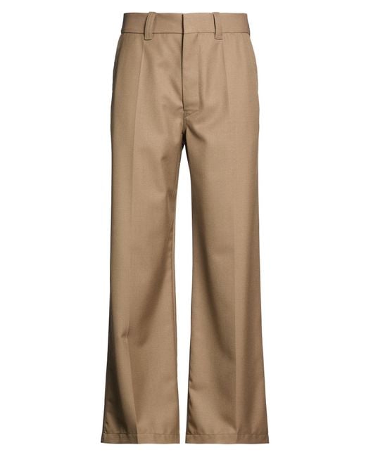 Lemaire Natural Pants Polyester, Wool for men