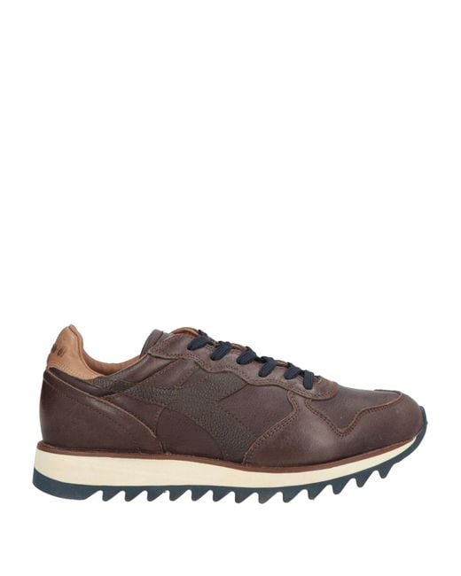 Diadora Brown Chocolate Sneakers Leather for men