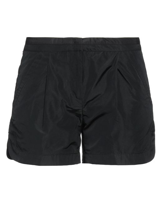 Moncler Black Shorts & Bermuda Shorts