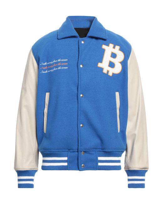 B-used Blue Jacket for men