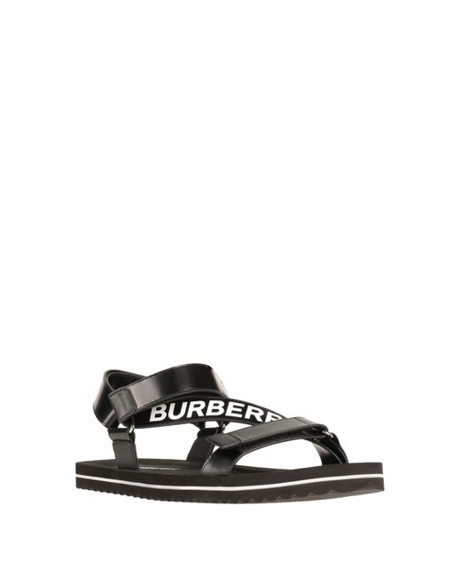 Sandales Burberry pour homme en coloris Noir | Lyst