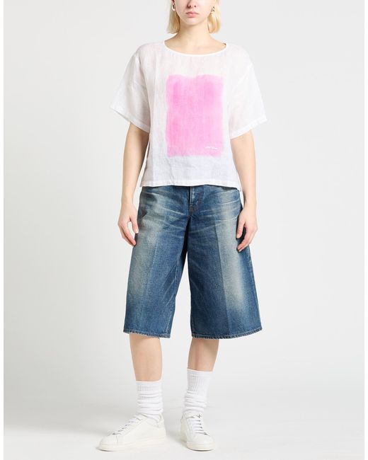 120% Lino Pink Top Linen