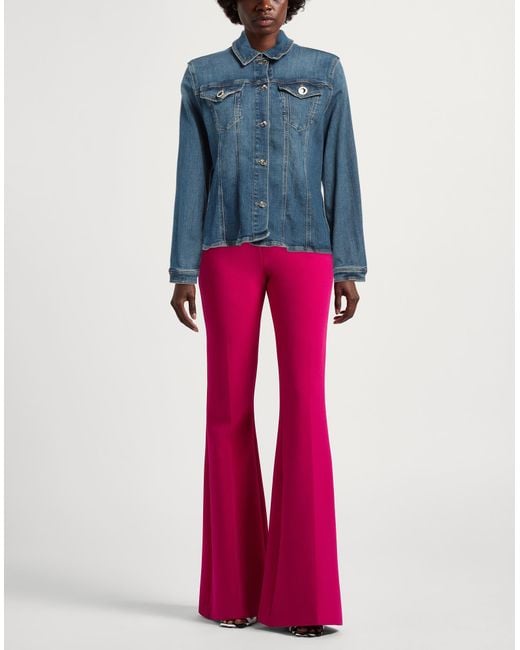 Liu Jo Blue Faded Denim Trucker Jacket